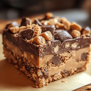 Irresistible Butterfinger Reeses Peanut Butter Bars Recipe