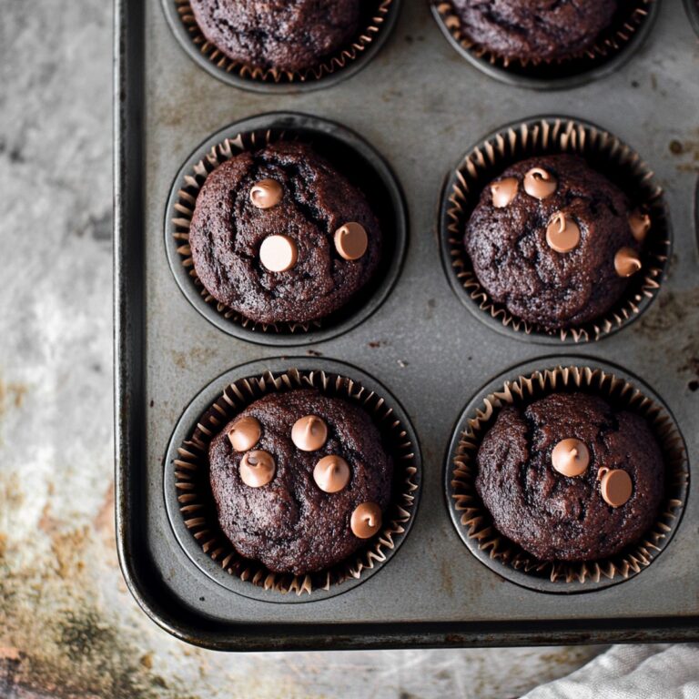 Double Chocolate Banana Muffins Recipe