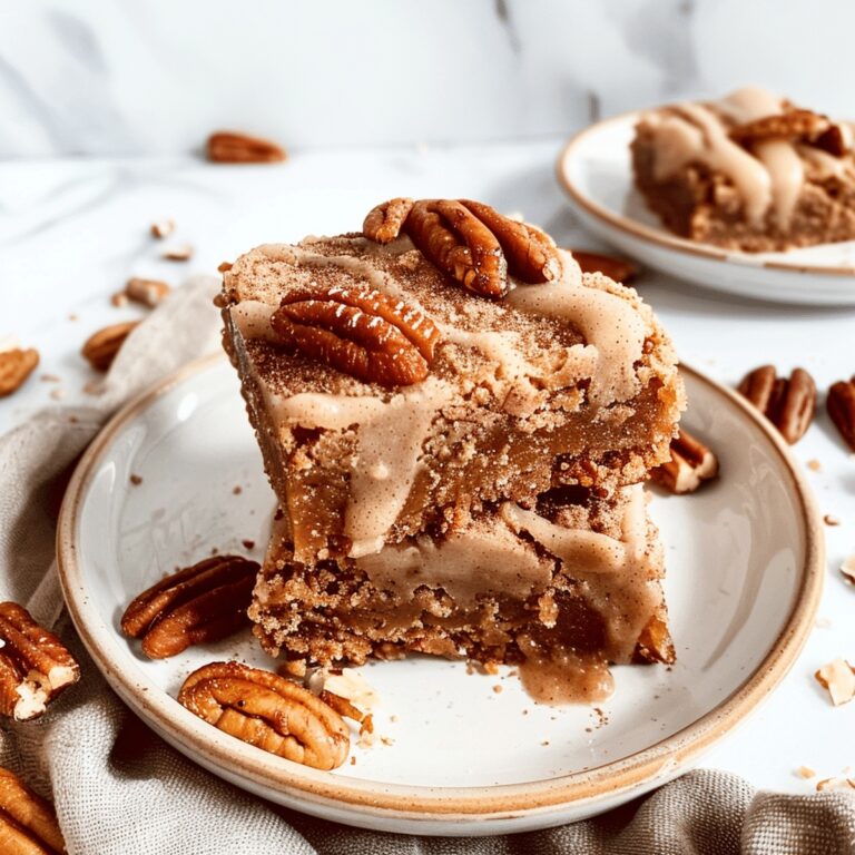 Heavenly Vegan Cinnamon Pecan Bars Recipe