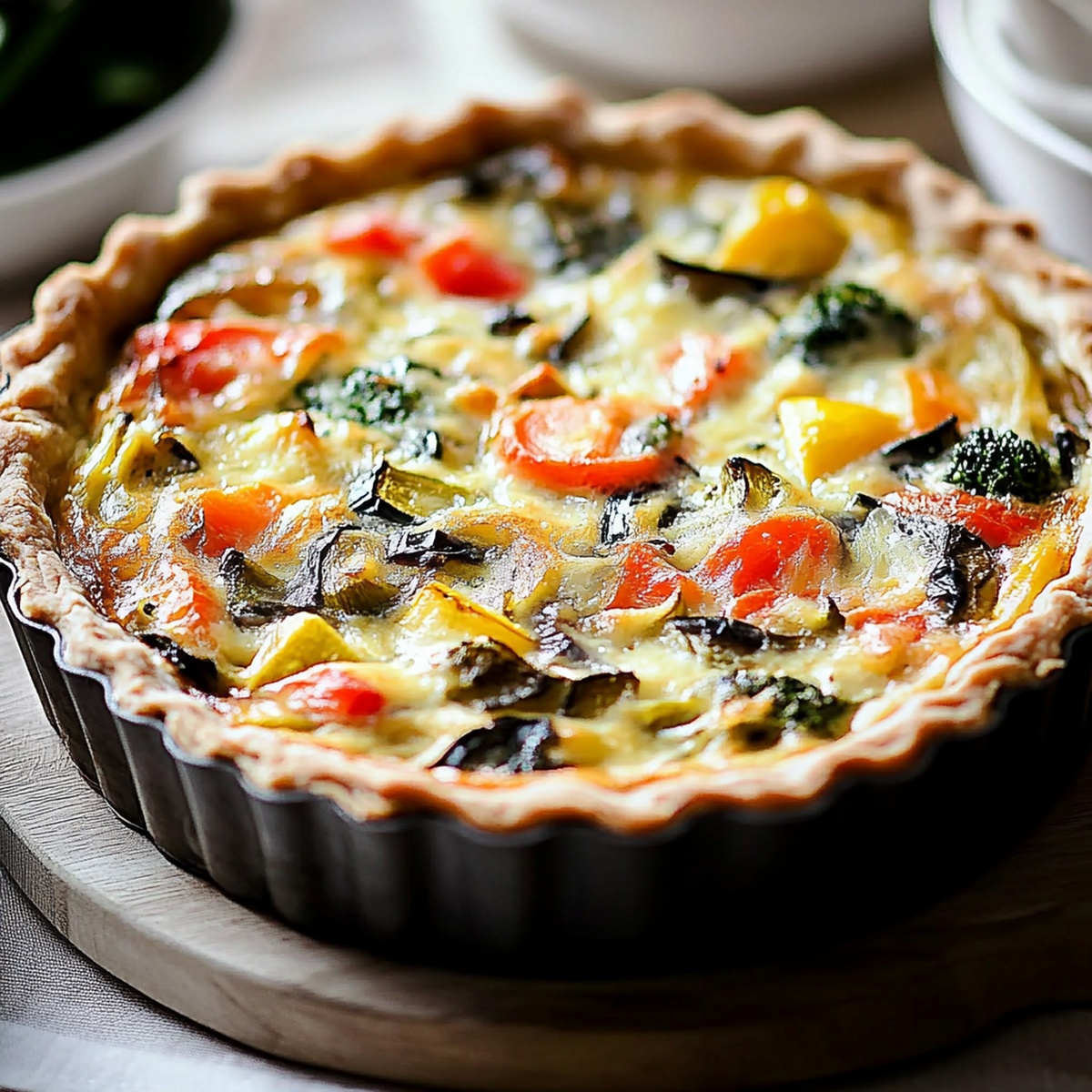 Hearty Vegetable Quiche Recipe