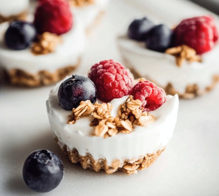 Frozen Yogurt Granola Cups Recipe