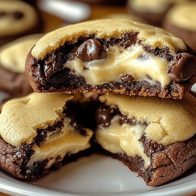 Gooey Cheesecake Stuffed Chocolate Chip Cookies Recipe