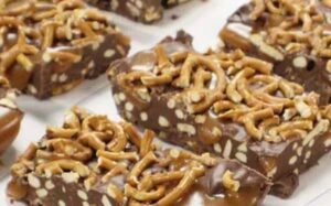 Ridiculously Indulgent Caramel Pretzel Crack Bars Recipe