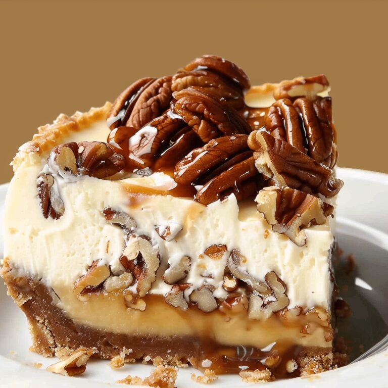 Indulgent Kentucky Derby Pecan Pie Cheesecake Recipe