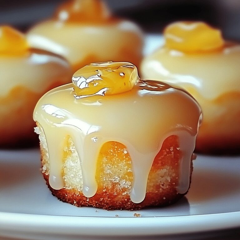 Zesty Mini Lemon Pound Cake Bites Recipe