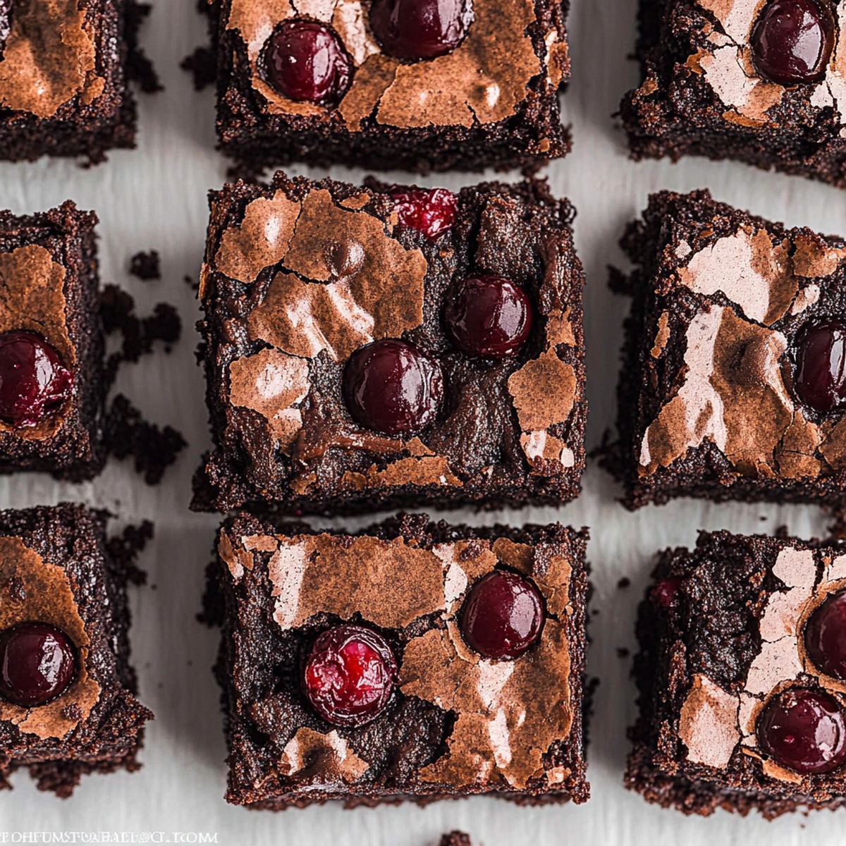 Chocolate Cherry Brownies Recipe