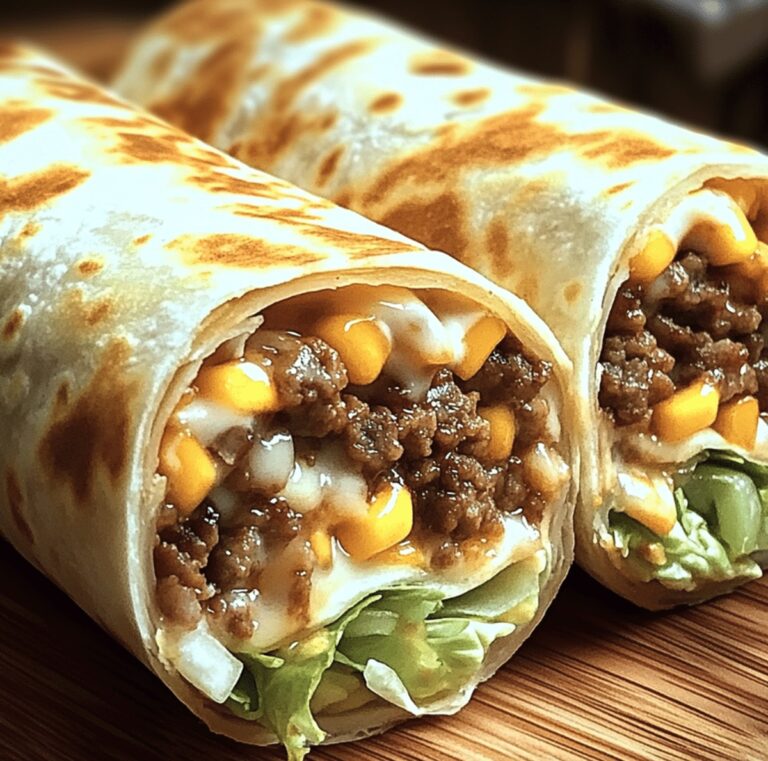 Big Mac Wraps Recipe