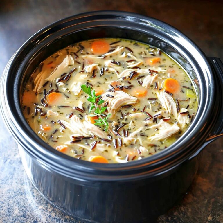 Slow Cooker Chicken And Wild Rice Soup Recipe