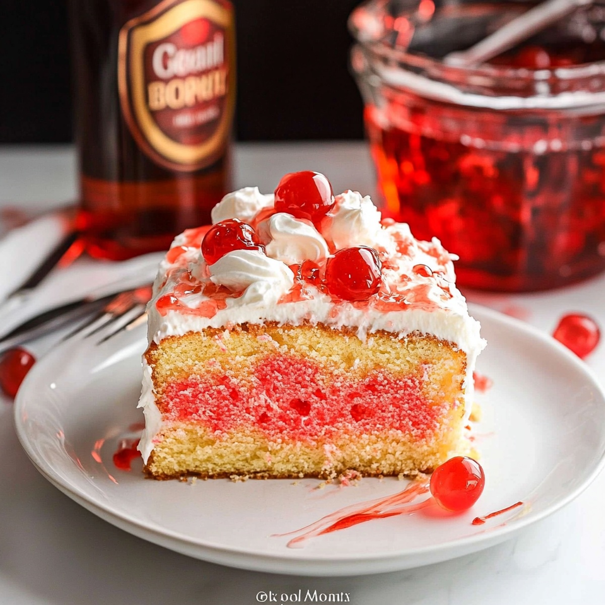 Spicy Fireball Poke Cake Recipe