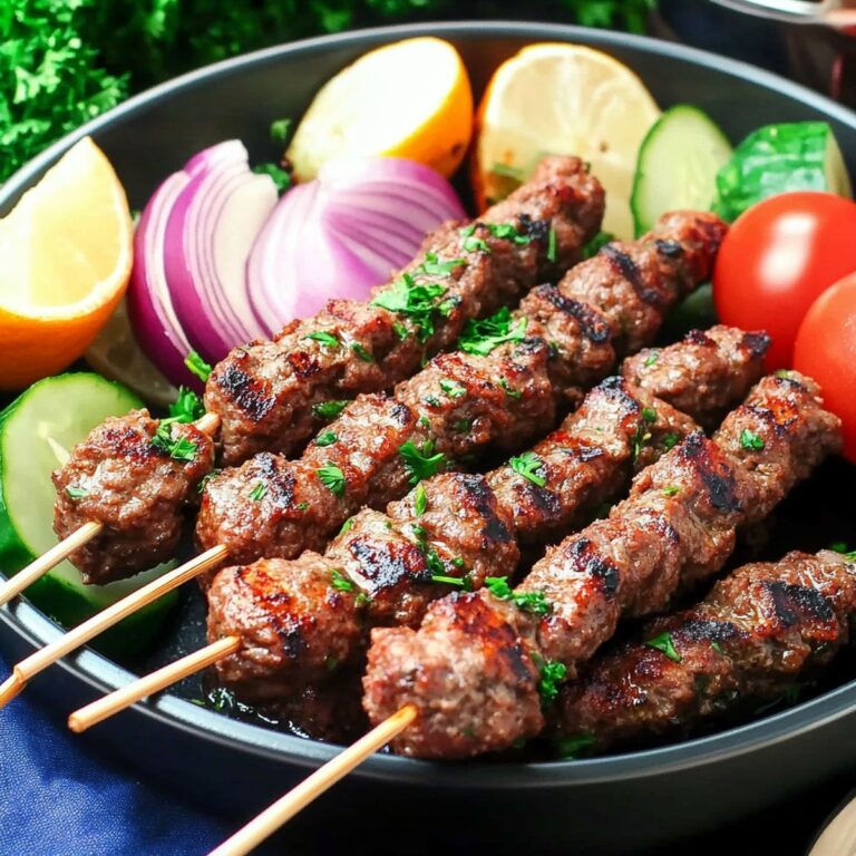 Ground Beef Kebabs Recipe