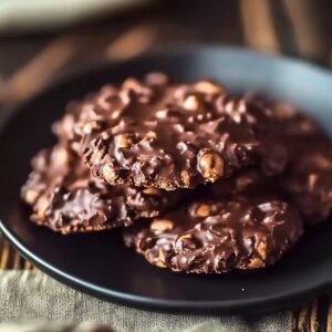 Sinful Chocolate No-Bake Cookies With Peanut Butter Recipe