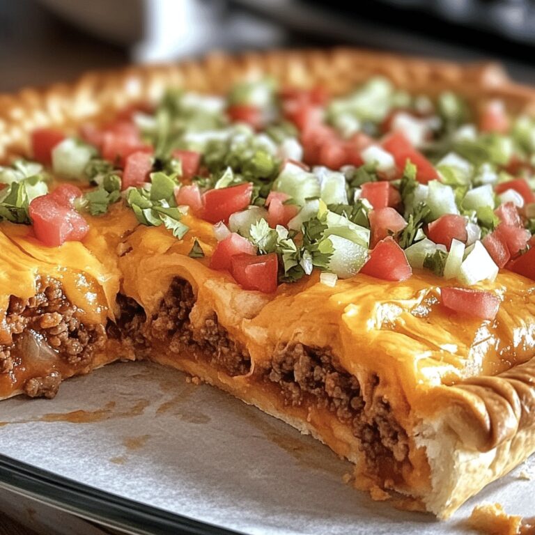 Cheesy Pillsbury Crescent Roll Taco Bake Recipe