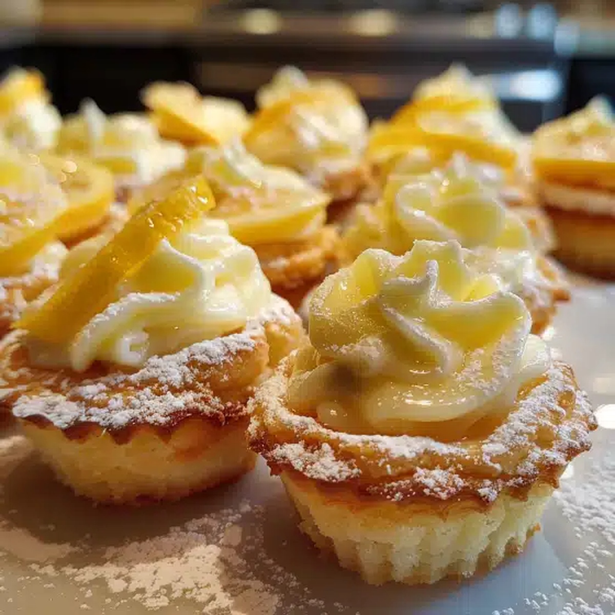 Tangy Lemon Bar Cookie Cups Recipe