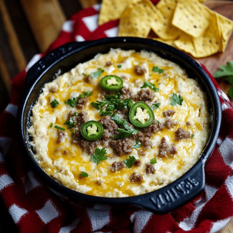 Spicy Sausage Jalapeno Popper Dip Recipe