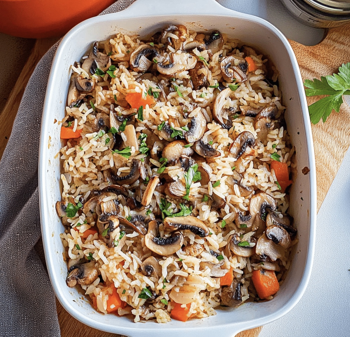 Mushroom Rice Recipe