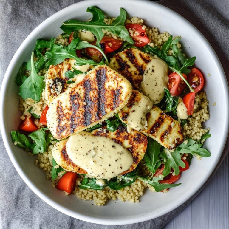 Zesty Halloumi Couscous Salad Recipe