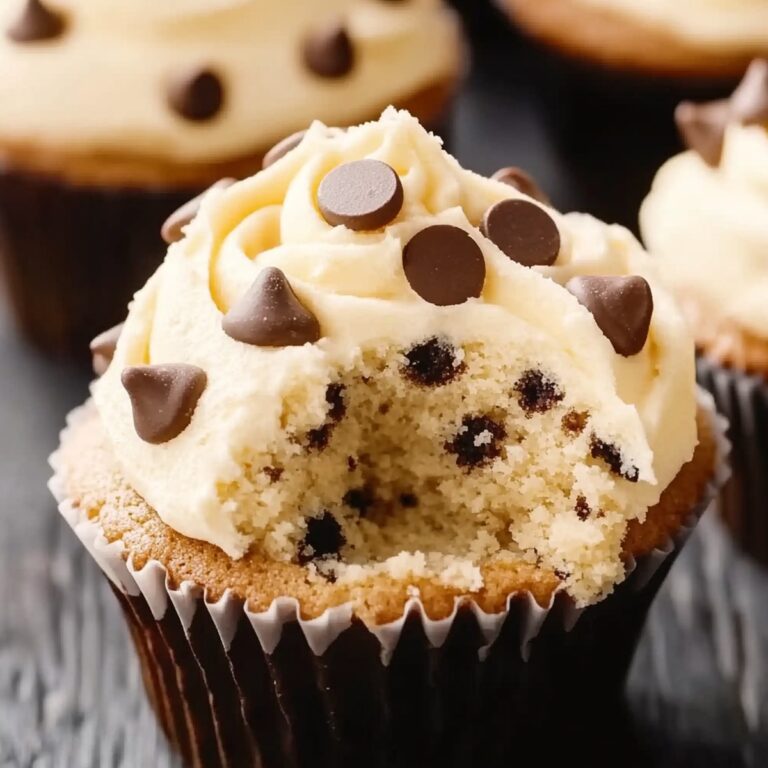 Indulgent Cookie Dough Cupcakes Recipe