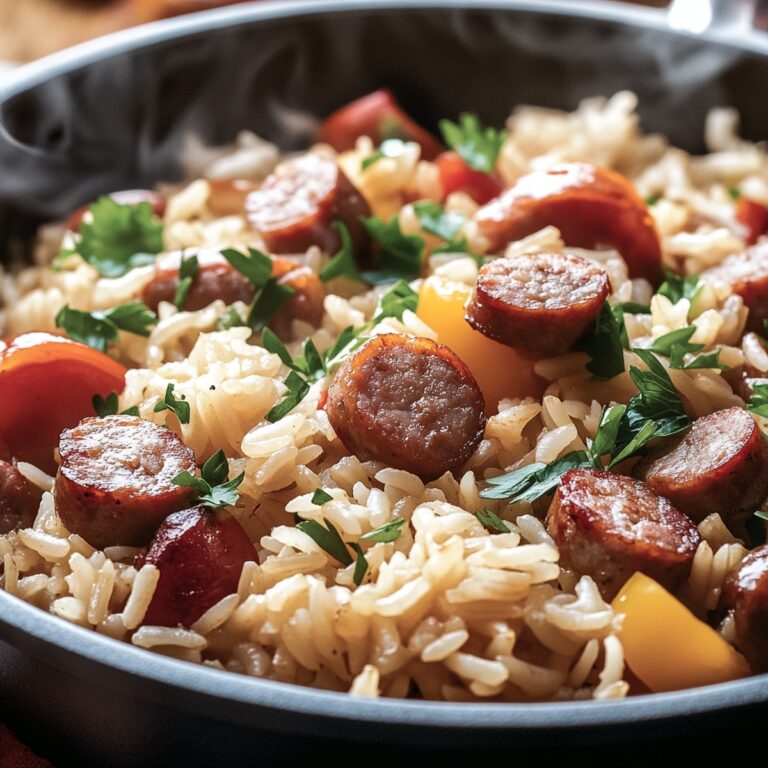 One-Pot Smoked Sausage And Rice Recipe
