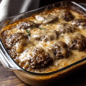 Hearty Amish Hamburger Steak Bake Recipe