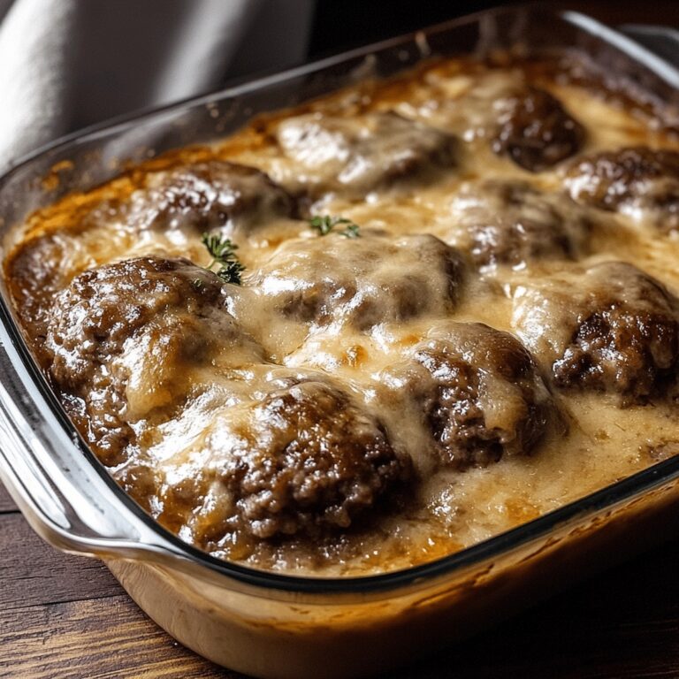 Hearty Amish Hamburger Steak Bake Recipe