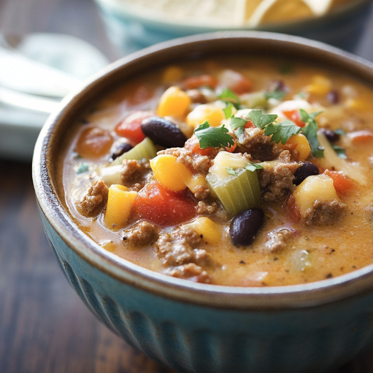 Slow Cooker Nacho Soup Recipe