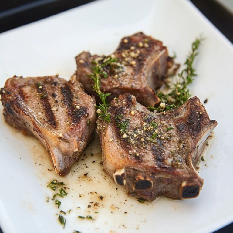 Succulent Grill Lamb Chops Recipe