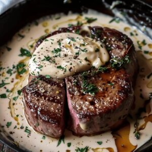 Silky Filet De Buf A La Creme Aux Echalotes Recipe