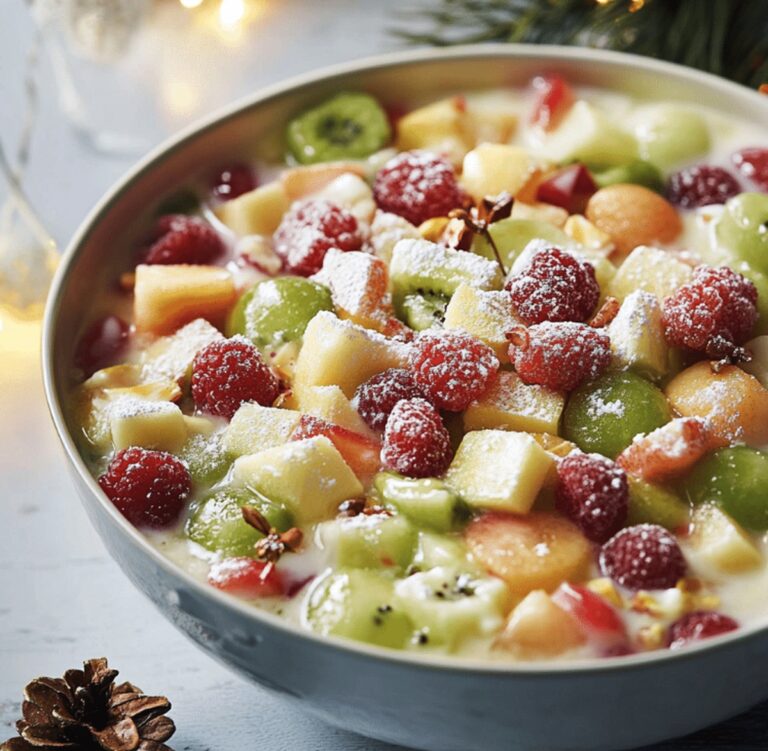 Festive Christmas Fruit Salad Recipe