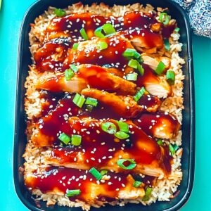 Tasty Baked Teriyaki Chicken And Rice Recipe