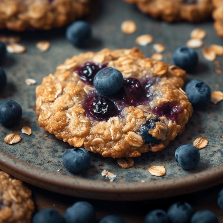 Soft Blueberry Oatmeal Cookies Recipe