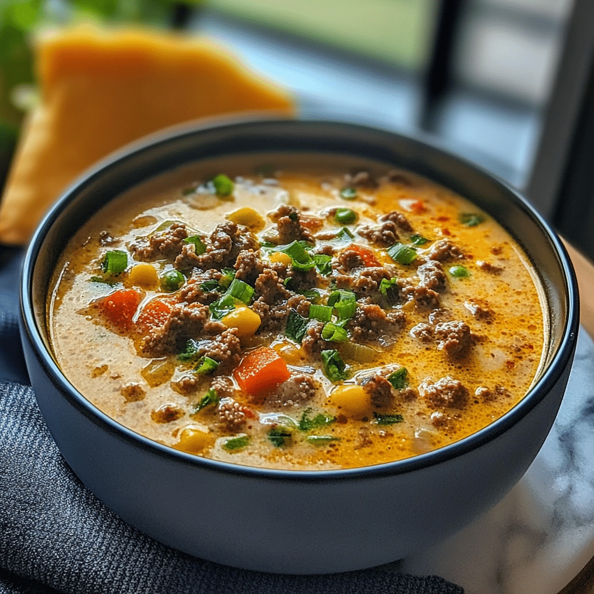 Bold Philly Cheesesteak Soup Recipe