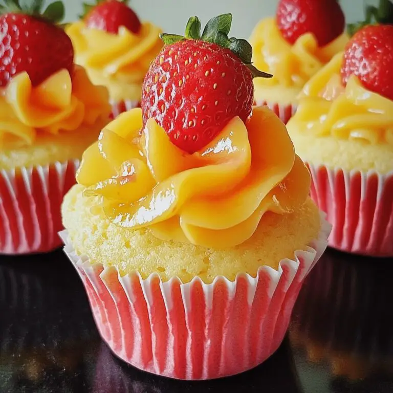 Vibrant Strawberry Mango Cupcakes Recipe