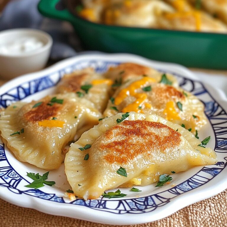 Loaded Baked Potato Pierogi Recipe
