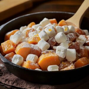 Fluffy Candied Yams With Marshmallows Recipe
