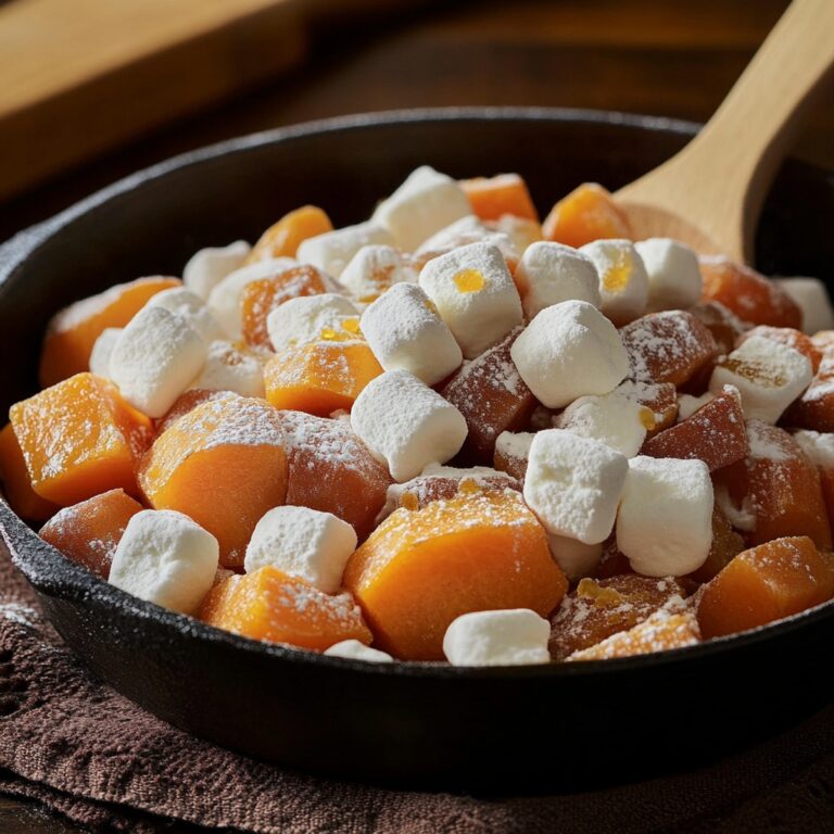 Fluffy Candied Yams With Marshmallows Recipe