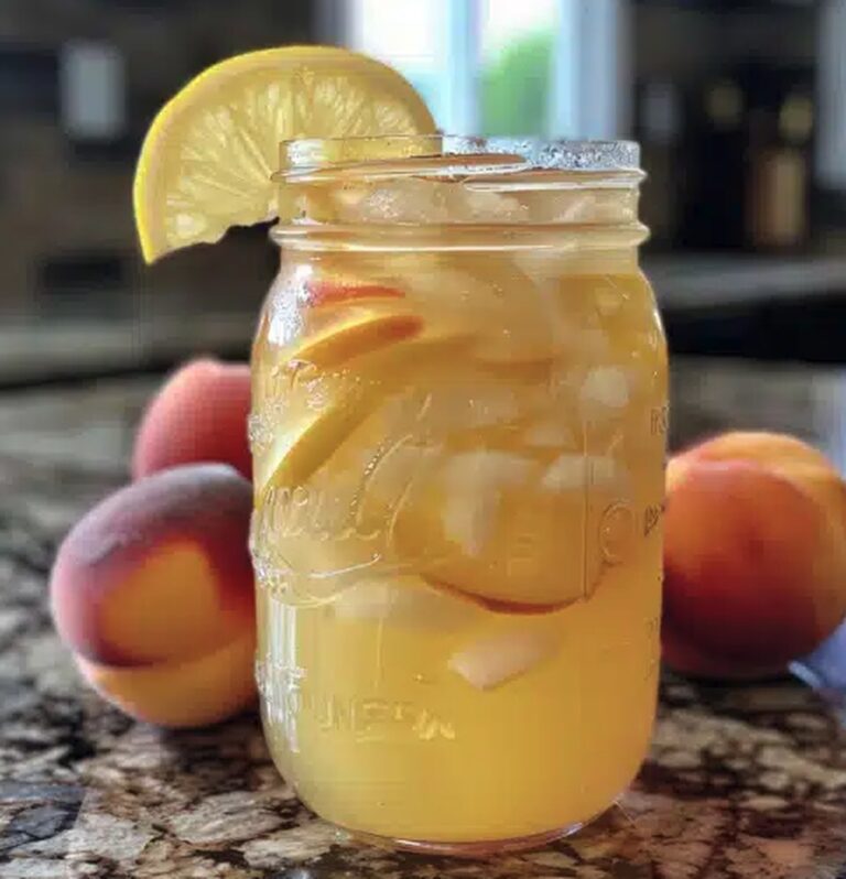 Crisp Peach Lemonade Recipe