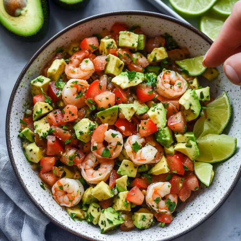 Avocado Salsa Shrimp Salad Recipe