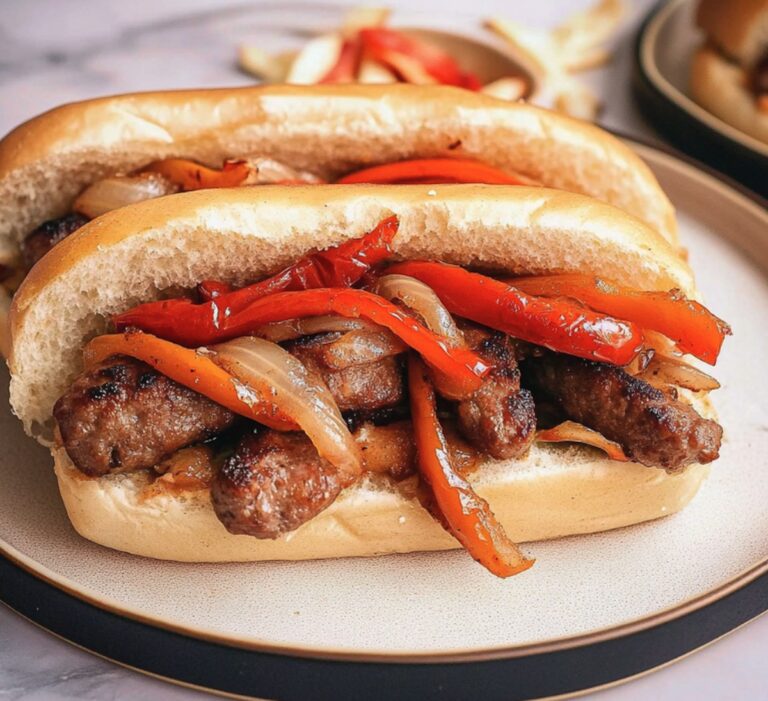 Mouthwatering Sausage And Peppers Sandwich Recipe