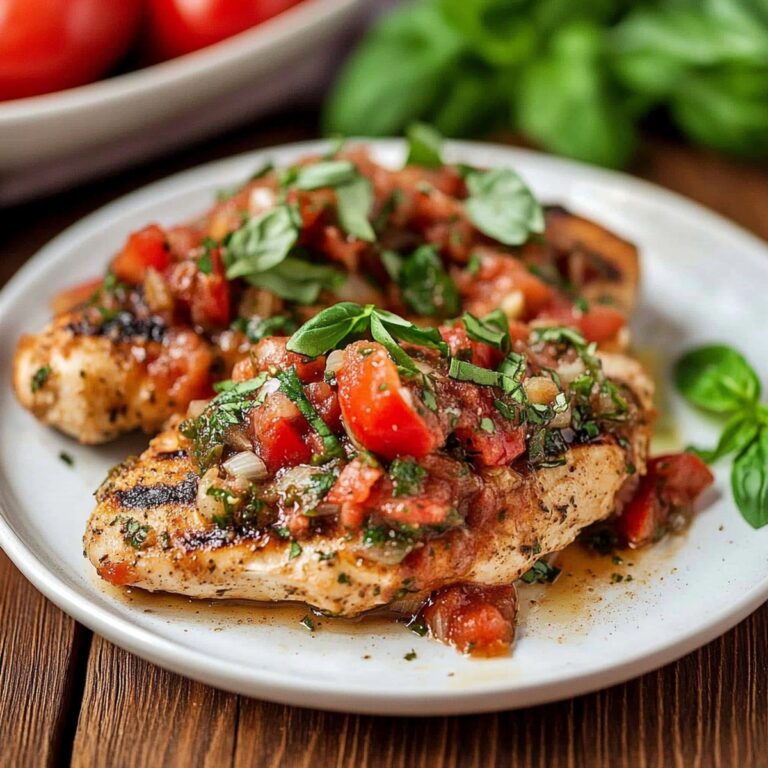 Grilled Bruschetta Chicken Recipe