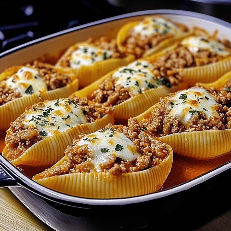 Hearty Beef-Stuffed Shells With Ricotta Filling Recipe