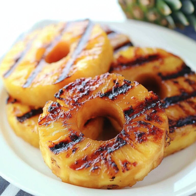 Sweet Brown Sugar Grilled Pineapple Recipe