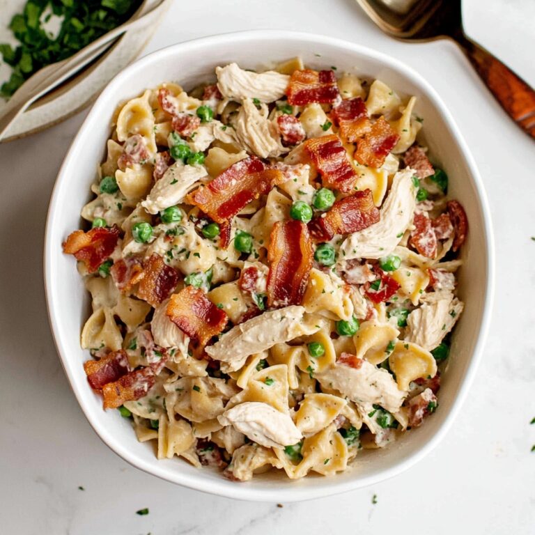Tangy Chicken Bacon Ranch Pasta Salad Recipe