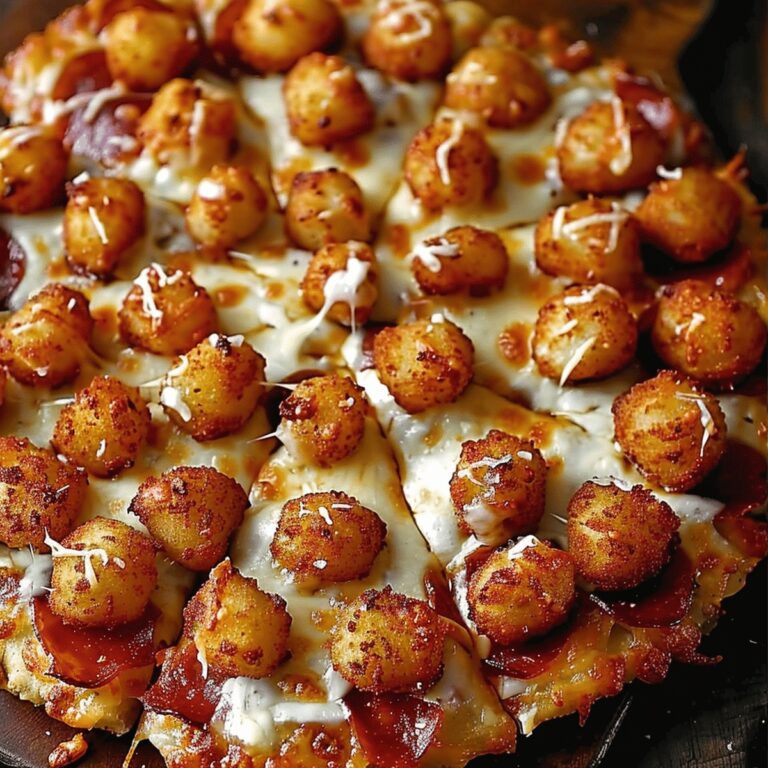 Crispy Tater Tot Pizza Recipe