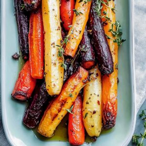 Honey Roasted Colorful Carrots Recipe