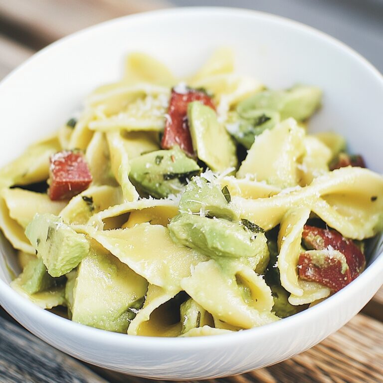 Avocado Basil Pasta Recipe