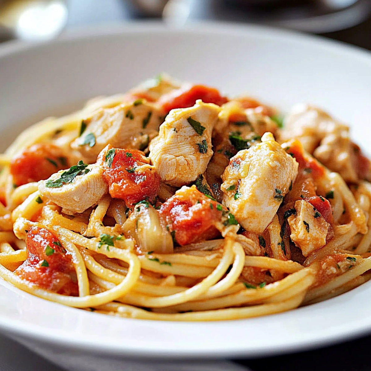 Cheesy Chicken Spaghetti Recipe