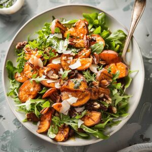 Vibrant Sweet Potato Salad With Honey Lemon Dressing Recipe