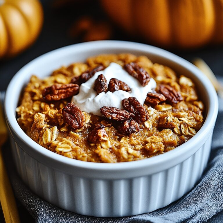 Pumpkin Baked Oatmeal Recipe