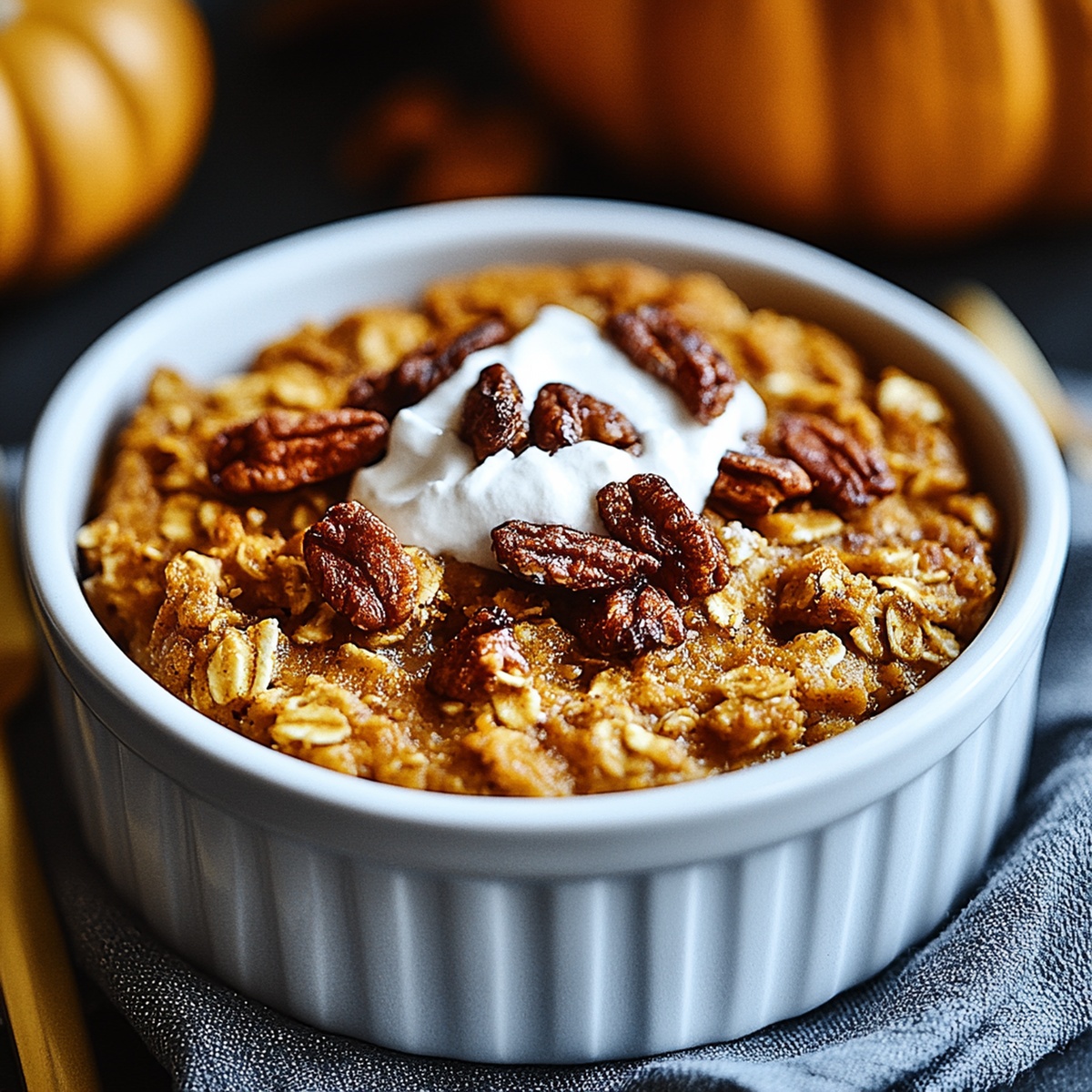 Pumpkin Baked Oatmeal Recipe