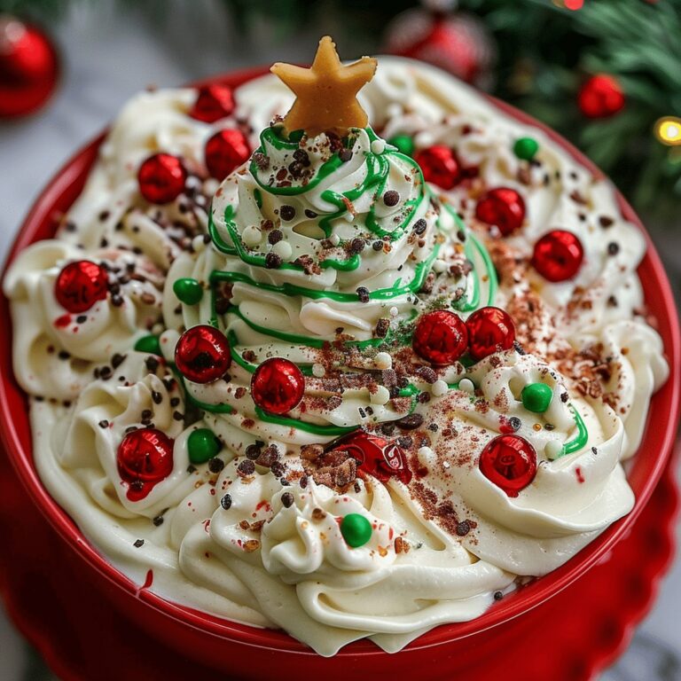 Festive Christmas Tree Cake Dip Recipe